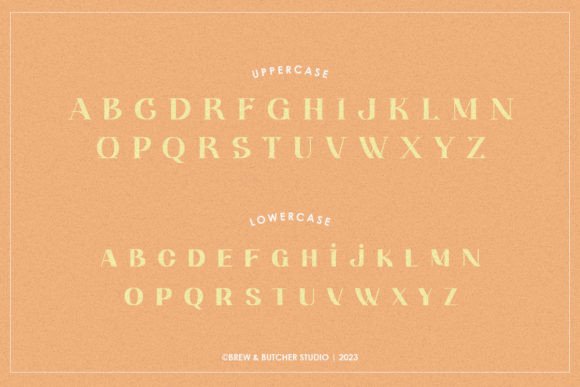 Melbo Font PNG with transparent background - Preview 1