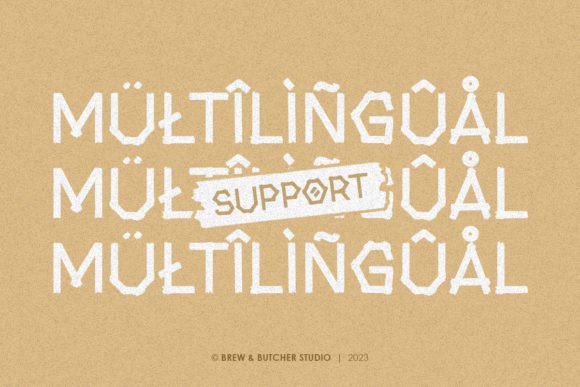 Mooje Font PNG with transparent background - Preview 3