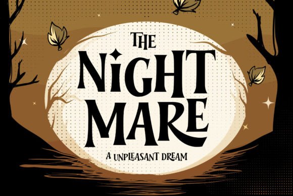 Nightmare Crawler Font PNG with transparent background - Preview 2