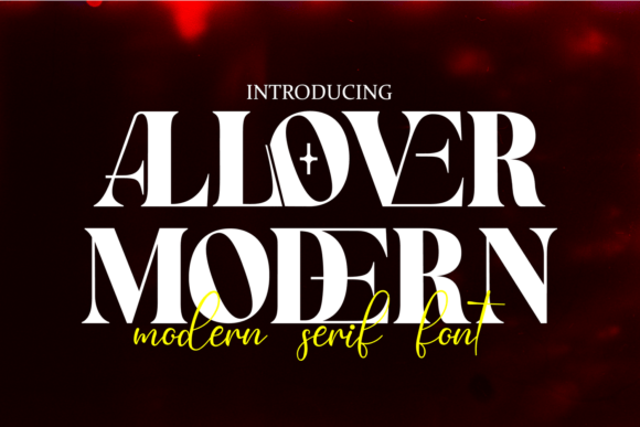 Allover Modern Font - Preview 6