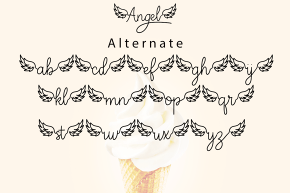 Angel Font by cocodesign · Creative Fabrica