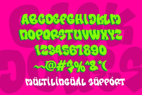 Back Jones 3d Layered Font - Preview 1