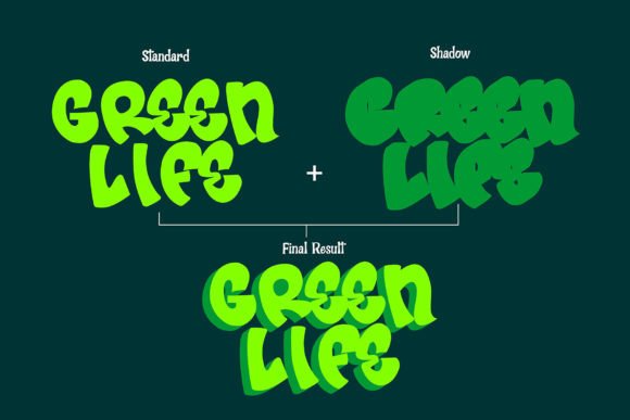 Back Jones 3d Layered Font - Preview 2