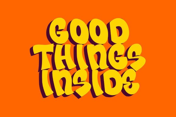 Back Jones 3d Layered Font - Preview 3