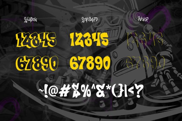 Bade Hoper Font PNG with transparent background - Preview 2