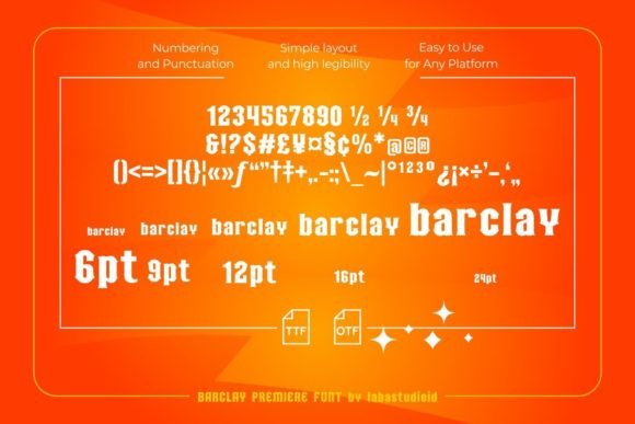 Barclay Premiere Font - Preview 6