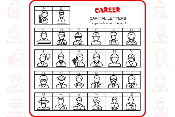 Career Alphabet Font - Preview 1