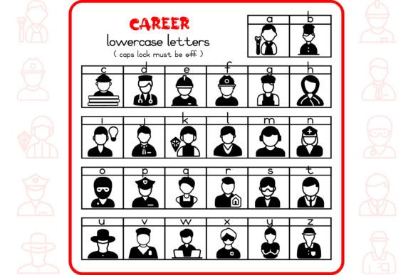 Career Alphabet Font - Preview 2