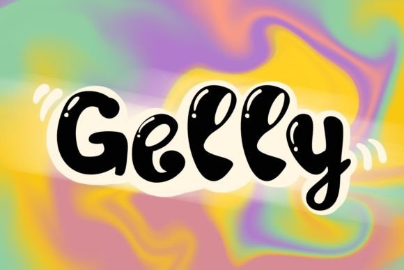 Cute Gelly Font - Preview 1
