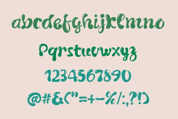Cute Gelly Font - Preview 3