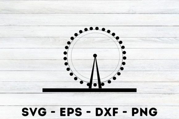 Ferris Wheel Silhouette Svg