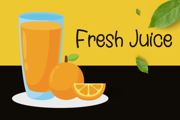 Fresh Juice Font - Preview 2