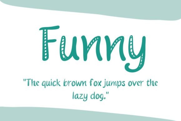 Funny Font - Preview 1