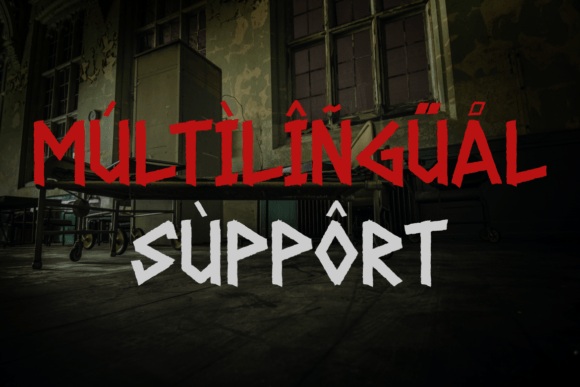 Gerasol - Hardcore Font PNG with transparent background - Preview 4