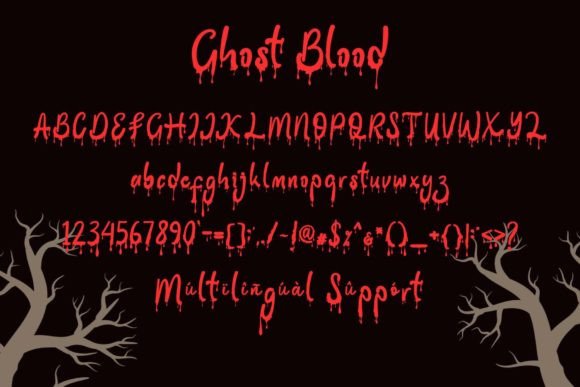 Ghost Blood Font - Preview 4