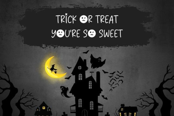 Halloween Face Font - Preview 2