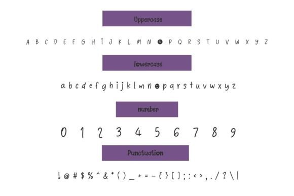 Halloween Face Font - Preview 4