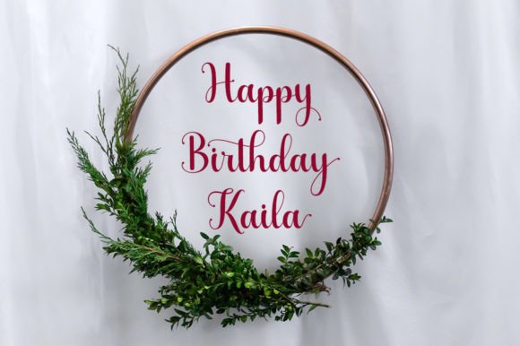 Kaila Giovani Font PNG with transparent background - Preview 4