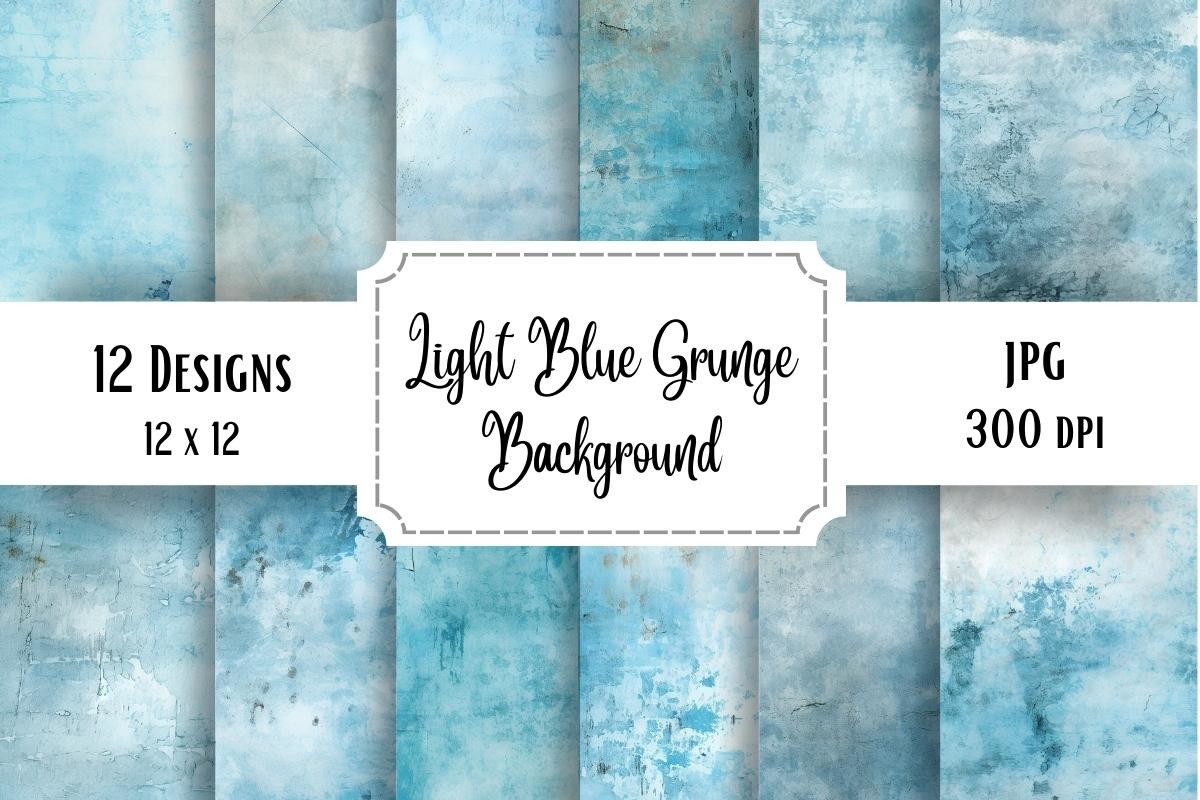 Light Blue Grunge Background