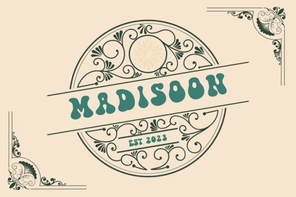 Madisoon Font PNG with transparent background - Preview 3