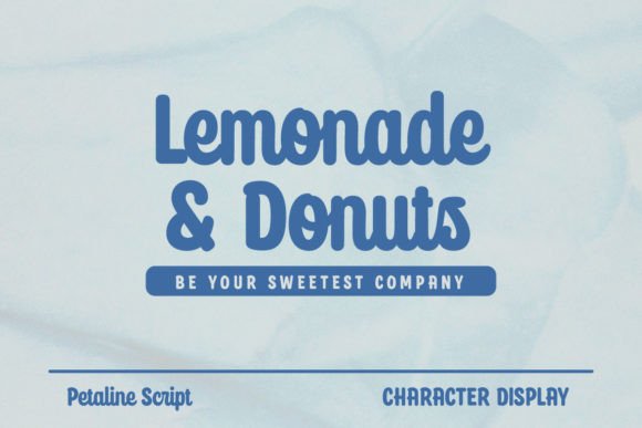 Petaline - Soft Script Font font preview - 4