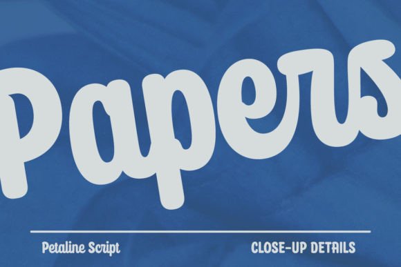 Petaline - Soft Script Font font preview - 5