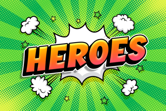 Pow Boom Font PNG with transparent background - Preview 1