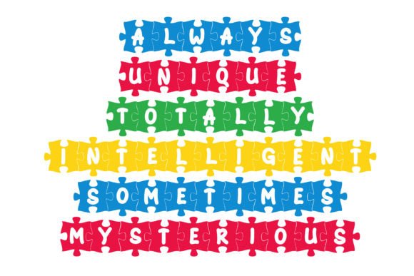 Puzzle in Love Font PNG with transparent background - Preview 1