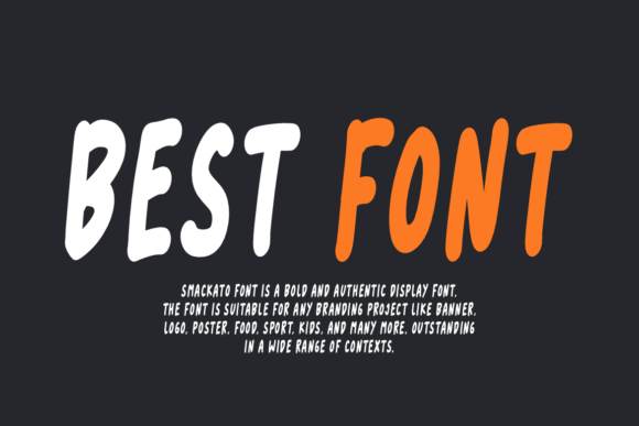 Smackato Font PNG with transparent background - Preview 3