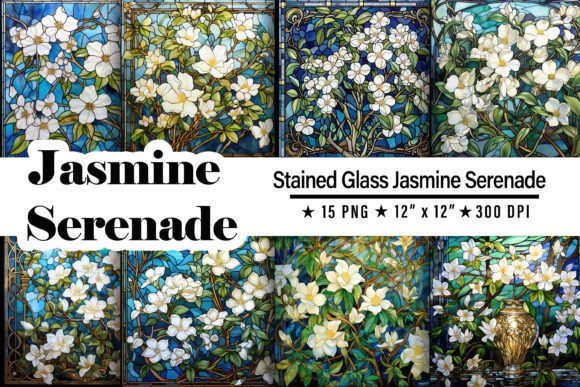 Stained Glass Jasmine Serenade