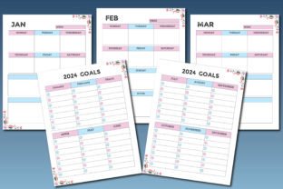 2024 PLANNER Canva Templates Graphic by KDPSQUAD · Creative Fabrica