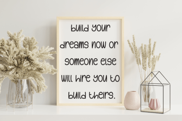 Achieve Dreams Font - Preview 2