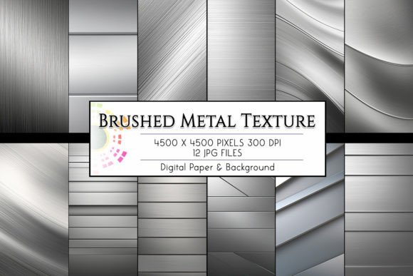 Brushed Metal Texture Background