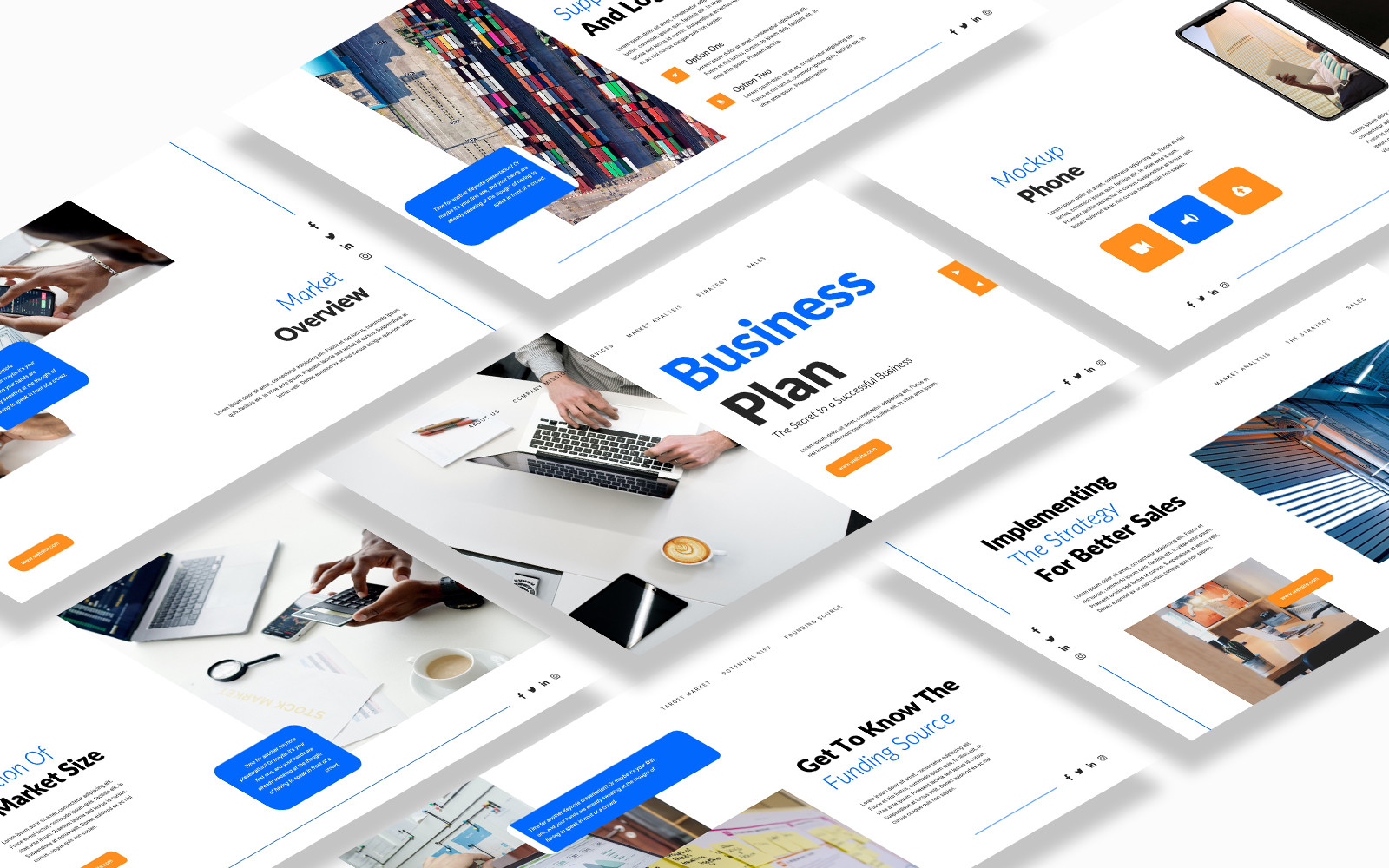 Business Plan Powerpoint Template Graphic by Azman · Creative Fabrica