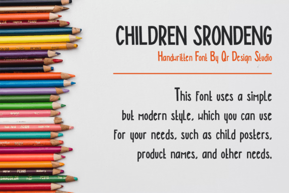 Children Srondeng Font - Preview 1