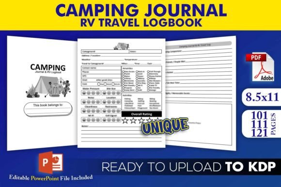 Camping RV Travel Logbook | KDP Interior