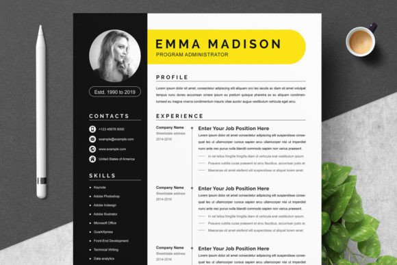 Clean and Modern Resume Template Word
