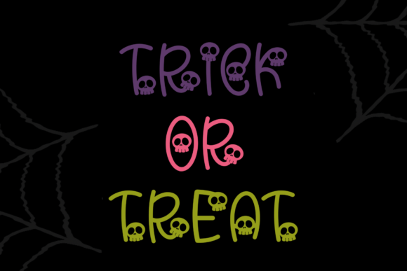 Cute Skull Font - Preview 1