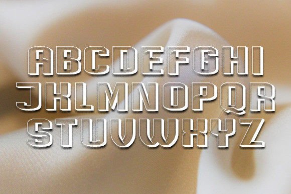 Fiber Font - Preview 1