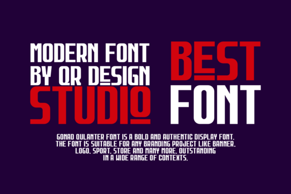 Gonad Qulanter Font - Preview 4