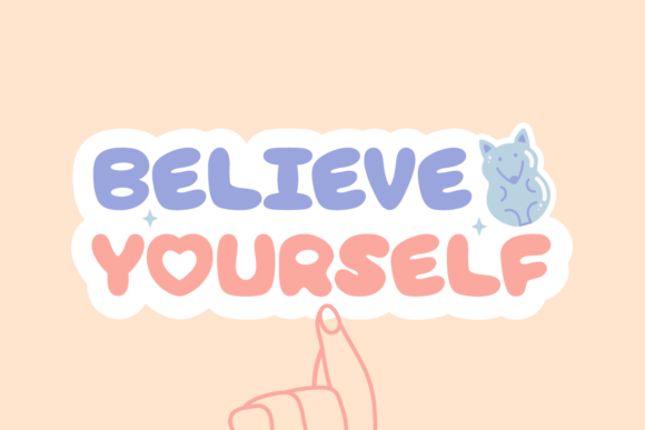 Jelly Fox Font PNG with transparent background - Preview 3