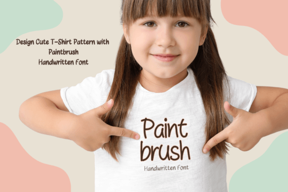Paintbrush Font PNG with transparent background - Preview 2