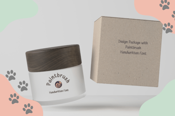 Paintbrush Font PNG with transparent background - Preview 5
