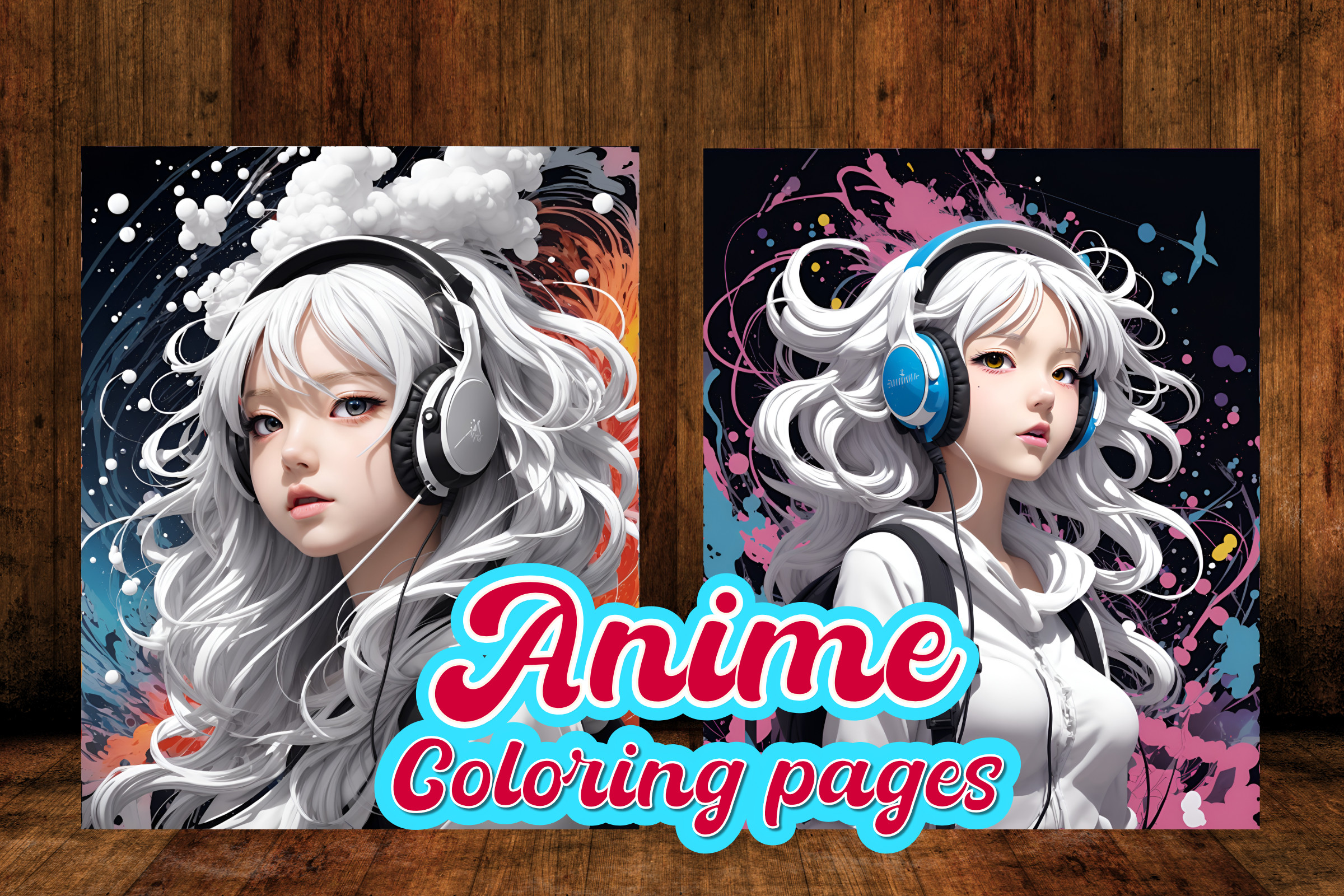Anime Portrait Coloring Pages