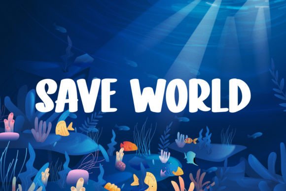Aquarium Font - Preview 2