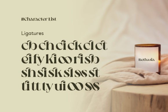 Bethasia Font - Preview 4