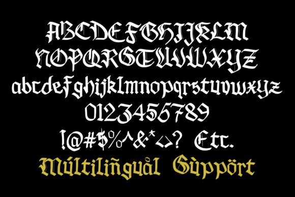 Black Lonthe Font - Preview 5