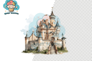 Castle Clipart Graphic by QM_ART · Creative Fabrica