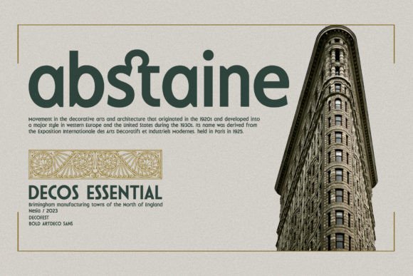 Decofast Font - Preview 2
