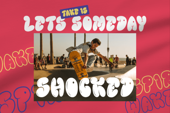 Glorest Shufle Font - Preview 2